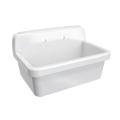 Sapphire 30 W x 17-3/4 H Utility Sink, White