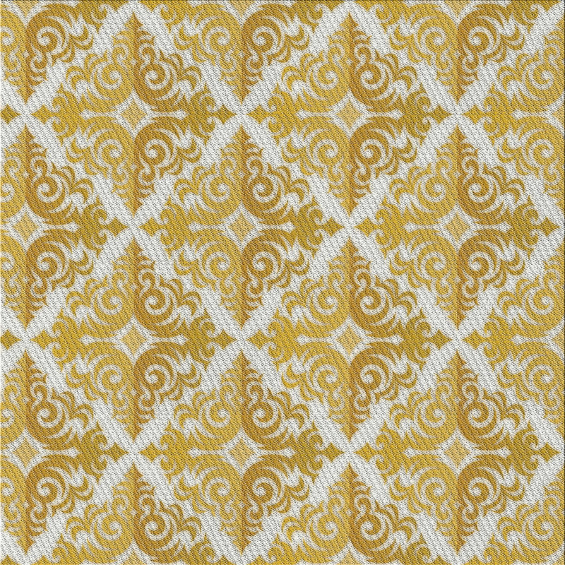 Krehbiel Damask Indoor Rug, Square 4'
