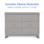 Commode double universelle à 6 tiroirs, certifiée Greenguard Gold-65622360