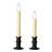 Tisbury Unscented Flameless Taper Candle with Metal Holder-344920807
