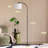  63" Arched Floor Lamp with Dimmable Bulb and Remote Control