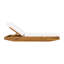 Chaise longue en bois d'acacia avec coussin-1695464826