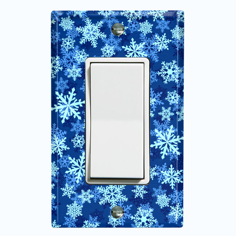 Plaque murale d'interrupteur à bascule Christmas 1-Gang, H 4,5 po x l 2,75 po x P 0,15 po