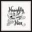 Naughty Is The New Nice - Single Picture Frame Print-1042231453