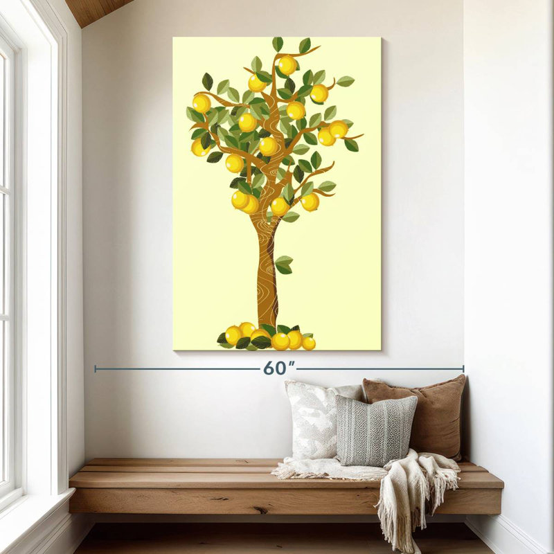 Harnek Fruitful Lemon Tree, 51" H x 34" W