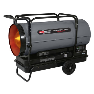 Dyna-Glo 650000 BTU Kerosene Utility Space Heater with Adjustable Thermostat and with Digital Display