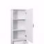 Armoire, avec 1 armoire de rangement et 1 tiroir - Blanc