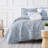 Pure Melody Microfiber Bohemian Paisley 6-Piece Oversized Quilt Set by Southshore Fine Linens-239143111-245389241