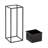 Azuolas 2-Piece Metal Pot Planter Set-536891602