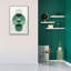 «In Entre 2 Green» par Danhui Nai, art mural sur toile-712587759