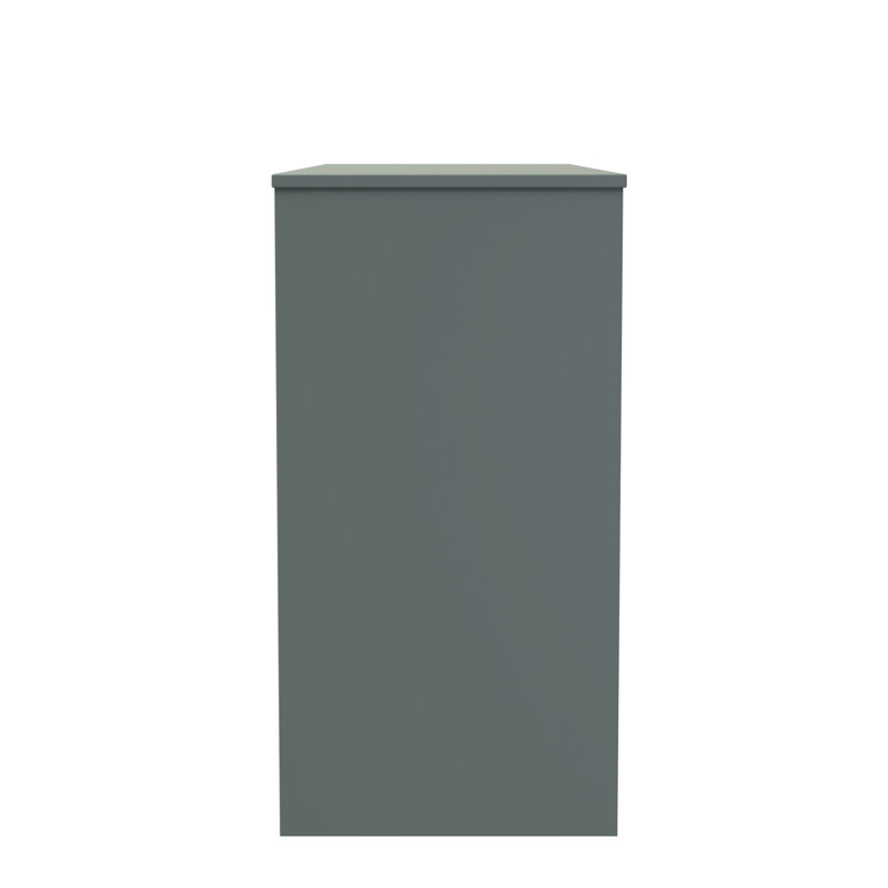 Besian 3 Drawer Desk  (Ready Assembled), Reed Green