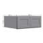 Meuble mural standard HOMEIBRO Cozy Design, 33 po L x 24 po P x 12 po H, en contreplaqué gris Shaker, prêt à assembler-915285824-915386480