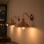 Shaliqua Industrial Armed Wall Sconce — Vintage Industrial Cone Shade, E27 Compatible.-289294874