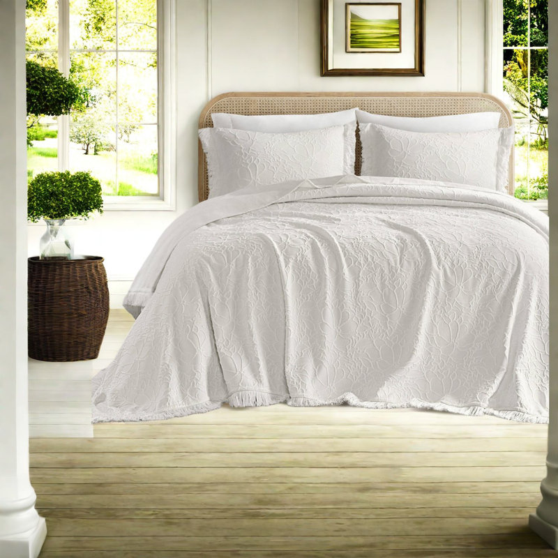 Ensembles de literie pour grand lit élégants, mélange de coton de qualité supérieure, style floral pour toutes les saisons
