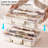 Spice Storage Box 9 Compartments Divided Serving Tray with Lid Food Grade Fruit Nut Snack Storage