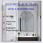 Armoire à pharmacie murale 30 po x 28 po avec miroir et 3 tablettes ouvertes, solution de rangement de salle de bain moderne-1635470790