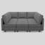 Canapé modulaire avec espace de rangement Corduroy Sleeper-1797333602