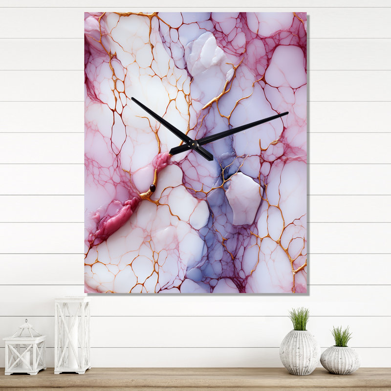 Horloge murale Timeless Marble Classic Delights III - Glam, Petit