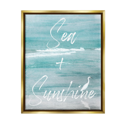 " Sea & Sunshine Phrase "