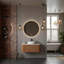 Salle de bain murale 36 "avec lavabo rond en céramique et tiroir-730562463