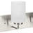 6-Light Brushed Nickel Vanity Light with Etched Glass Shades-185302107