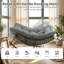 Chaise berçante d'extérieur Papasan avec coussin