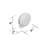 Analogue Metal Quartz Movement / Crystal Tabletop Clock with Alarm