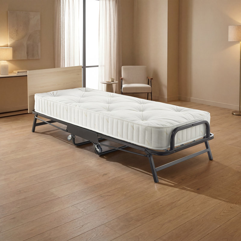 Jay-Be Crown Special Folding Guest Bed with Deep Sprung Mattress - Single, None