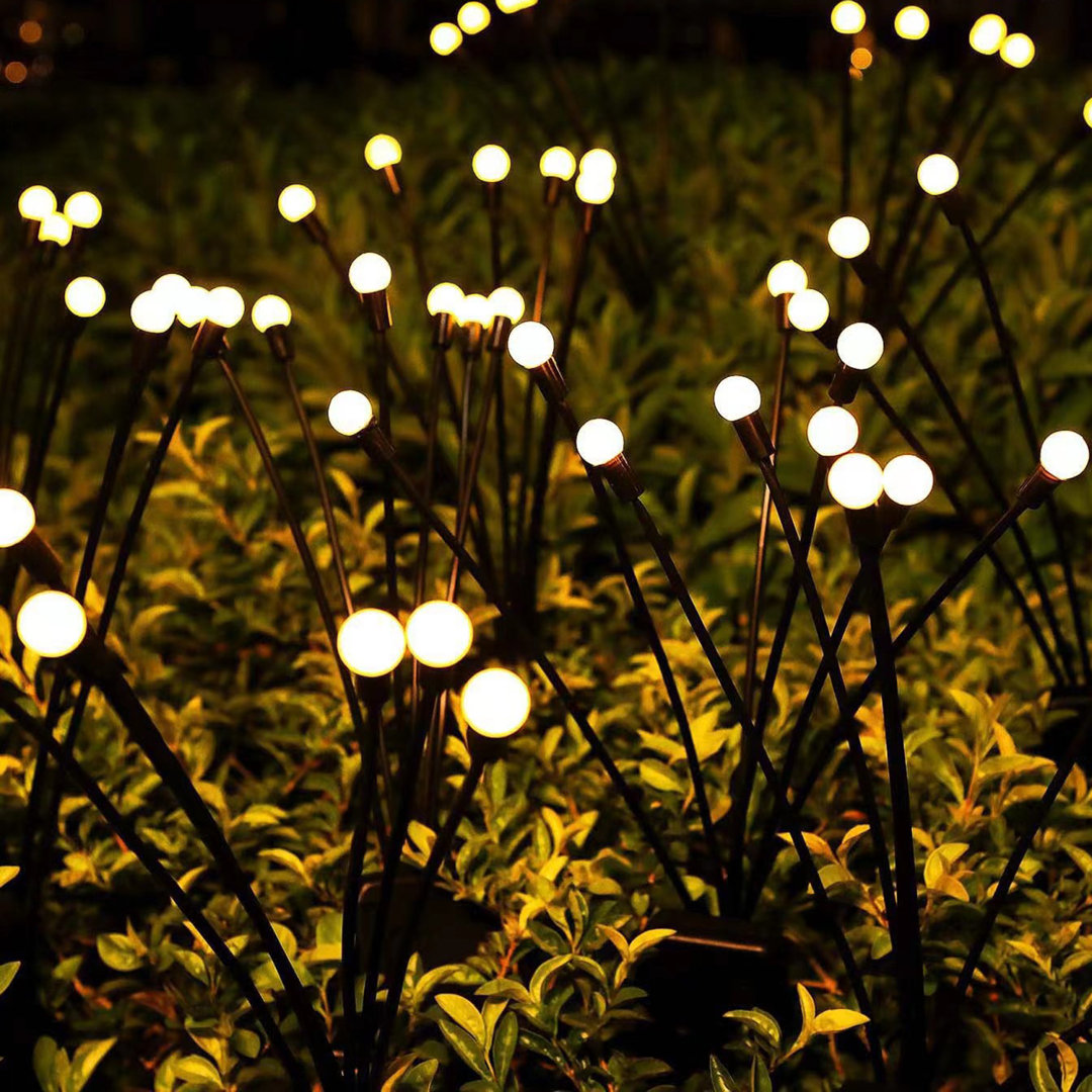 White Low Voltage Solar Powered Integrated LED Pathway Light (Set of 2) HEDAQI