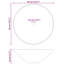 vidaXL Wash Basins Ceramic-718194843