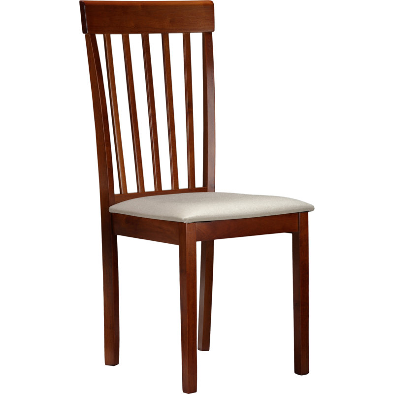18.5'' H Upholstered Cherry Side Chair
