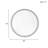 Beaded Round Wall Mirror 36"D-1540794285