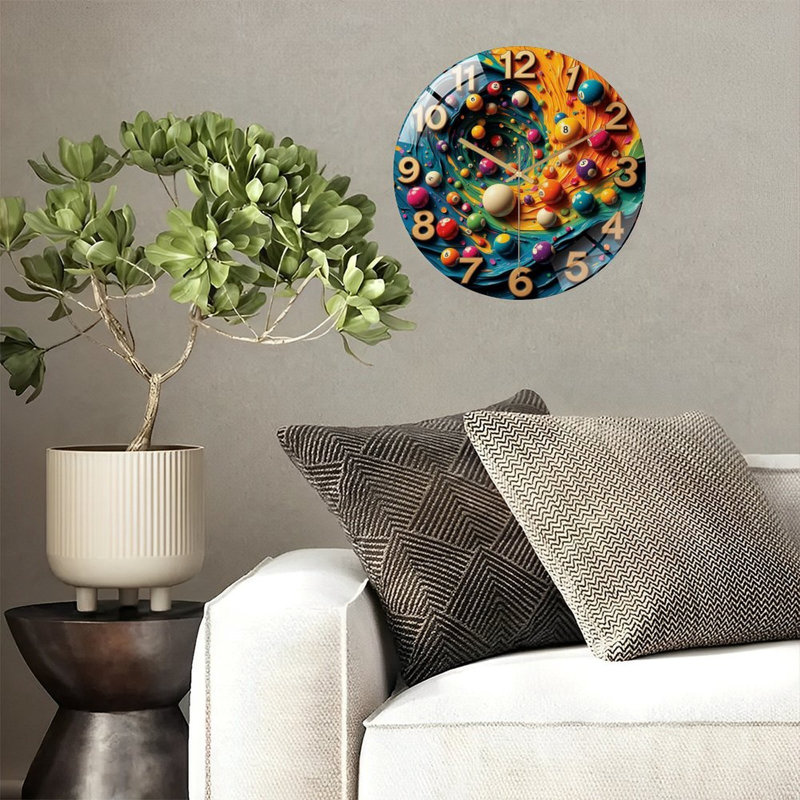 Horloge murale 12 po