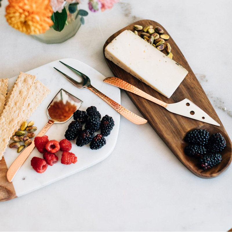 Hammered Handle Cheese Servers