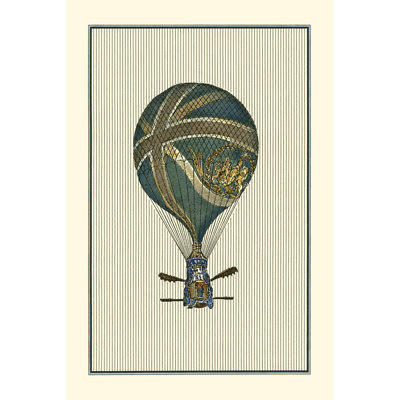 Vintage Ballooning IV by Vision Studio - Wrapped Canvas Print