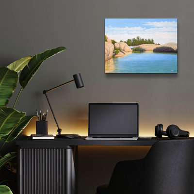  Art mural en verre acrylique, 16 po x 12 po