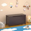 Rangement pour enfants avec couvercle à charnières de sécurité, pour organiser les jouets et ajouter du style aux salles de jeux