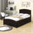 Twin Size Wood Platform Bed with Two Drawers-240155800