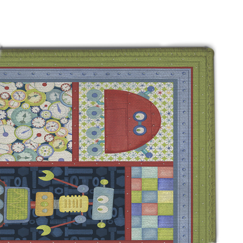 Bolts and Bots Bolts and Bots Chenille Accent Rug, Rectangle 2' x 3'