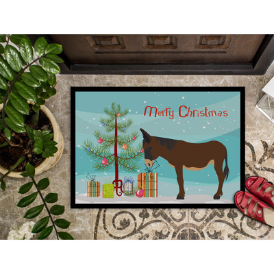 SantaCruz Non-Slip Christmas Outdoor Doormat
