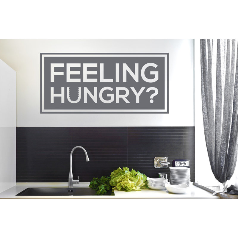 Non-Wall Damaging Wall Decal, Grey, Medium