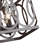 Genevee 6 - Light Lantern Square/Rectangle Pendant with Crystal Accents