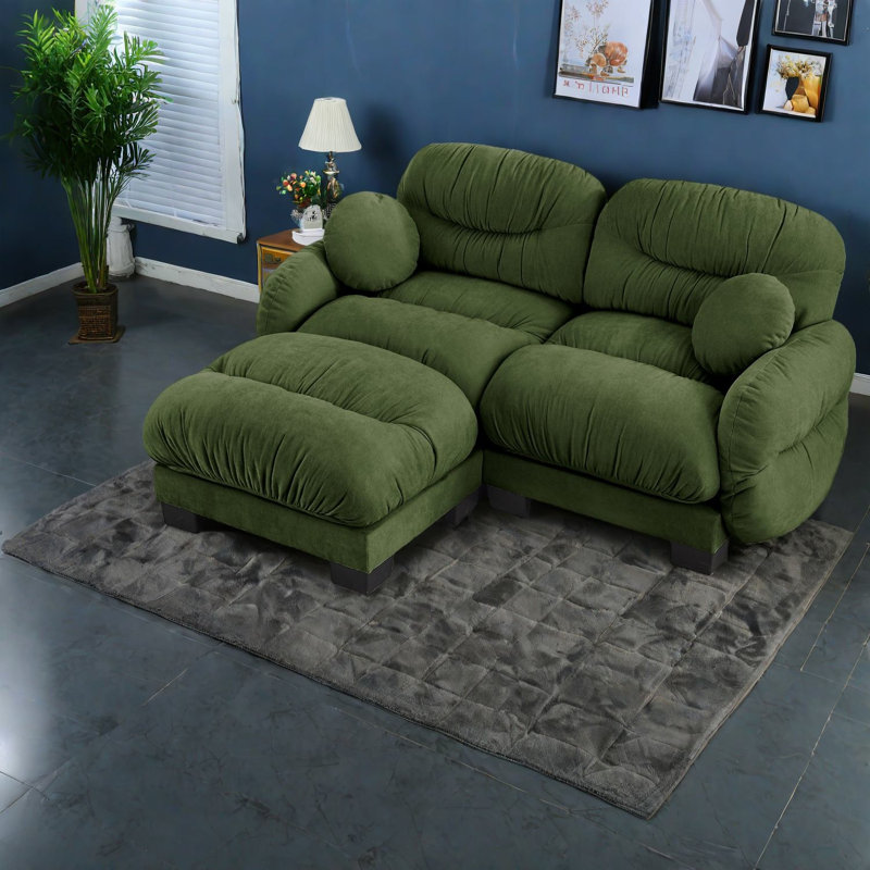 Compression Cozy Chenille Sectionals, Modern Modular Ottoman For Home