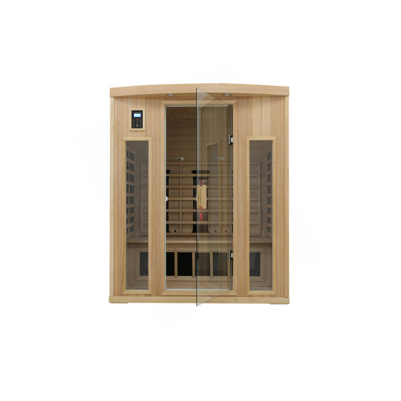 Indoor 3-Person Hemlock Far-Infrared Sauna