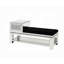 Banc de rangement avec cadre en miroir Pagel Glam