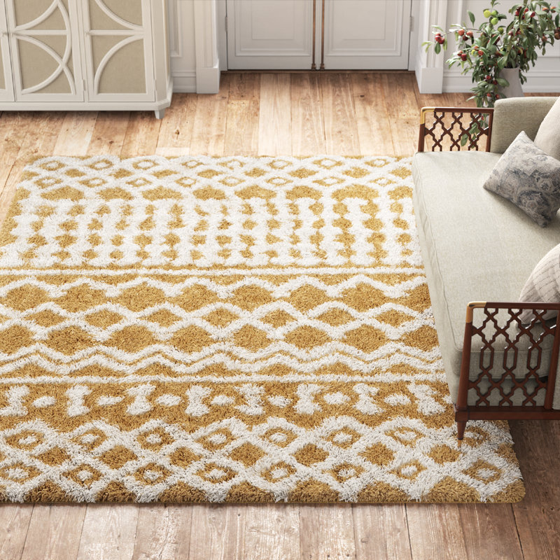 Hepfer Polyester Southwestern Rug, Rectangle 7'10" x 10'3"