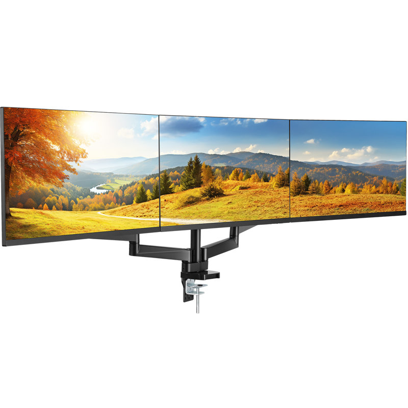 VEVOR Single Screen Desktop Mount, 31.89" H x 29.9" W x 4.25" D
