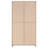 2-Door 5-Shelf Curio Cabinet with Glass Doors and Adjustable Shelves, Grey Driftwood