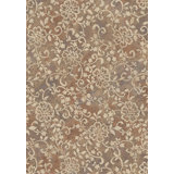 Lois Copper/Ivory/Gray Area Rug