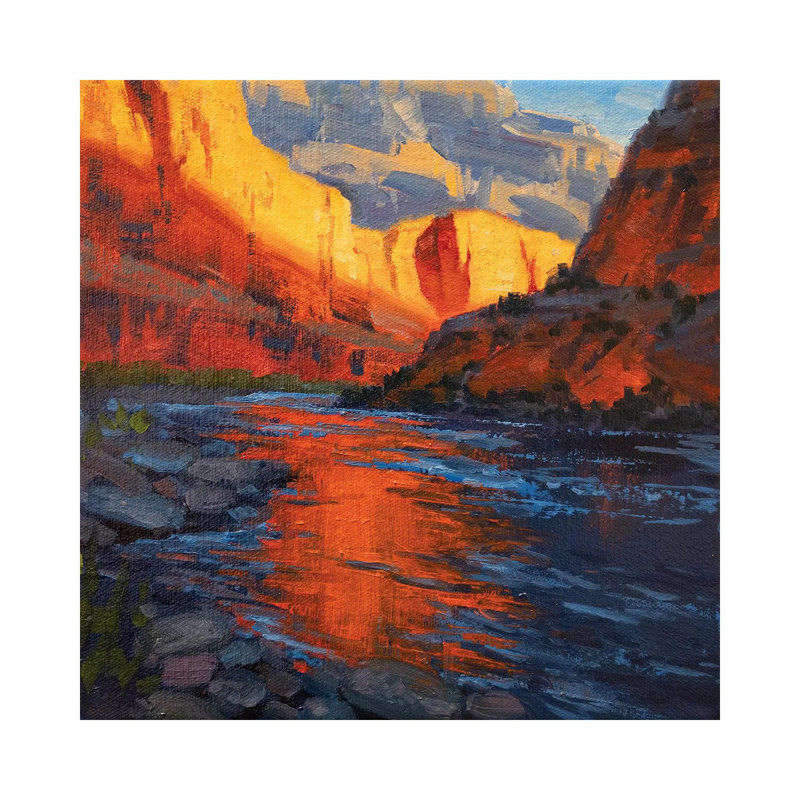 Reflectivity by Cody DeLong - Wrapped Canvas Gallery-Wrapped Canvas Giclée, Wrapped Canvas, 12" H x 12" W